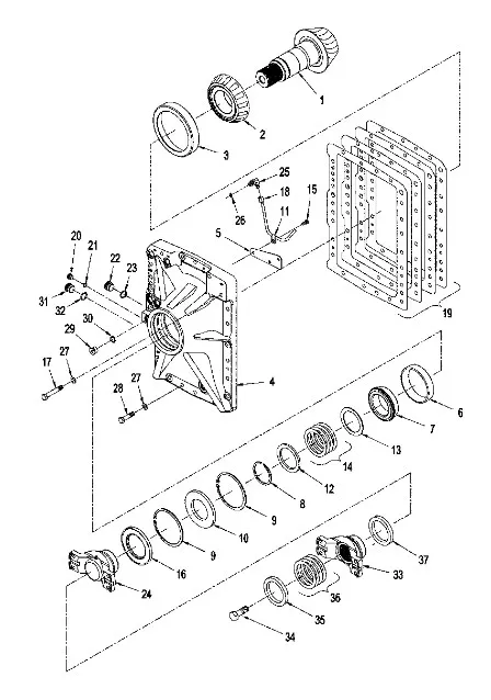 226492A2 - Прокладка толщ. 0,076мм крышки дифф. моста TJT9./St.